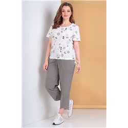 Liona Style 753 мокко, Брюки,  Блуза