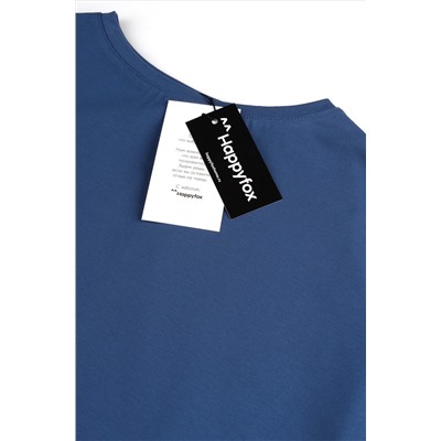 Женская асимметричная футболка Happyfox