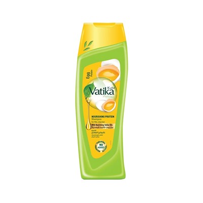 Vatika EGG PROTEIN Nourishing Protein Shampoo, Dabur (Ватика ЯИЧНЫЙ ПРОТЕИН Шампунь ПИТАЮЩИЙ ПРОТЕИН для тонких и ослабленных волос, Дабур), 200 мл.
