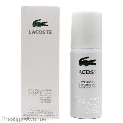 Дезодорант Lacoste L.12.12 Blanc for man 150 ml
