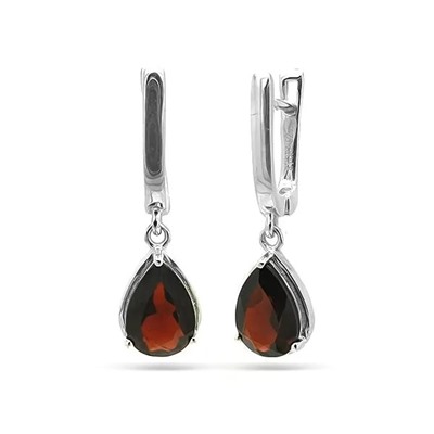 Серьги из серебра гранат, Маркел