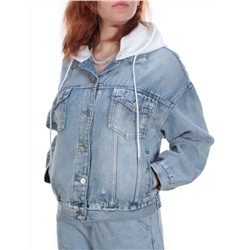 J7732 BLUE Куртка джинсовая женская YI SUO (100% хлопок) размер L - 46/48 российский