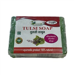 TULSI Handmade Herbal Soap, Karmeshu (ТУЛСИ (ТУЛАСИ) Травяное мыло ручной работы, Кармешу), 75 г.