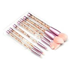 Кисти для макияжа с крошкой из сердолика