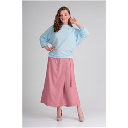 Michel chic 1294 коралловый-голубой, Брюки,  Джемпер