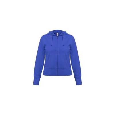 Толстовка женская Hooded Full Zip ярко-синяя
