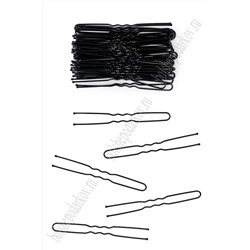 Шпильки для волос 7 см (50 шт) SF-7412, черный