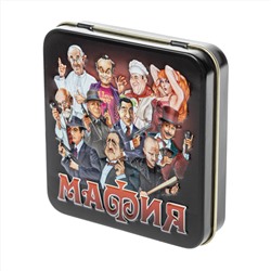Карточная игра «Мафия» в жестяной коробке