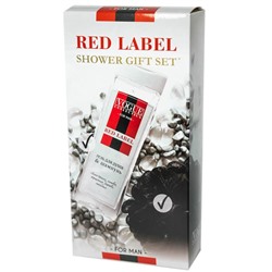 НАБОР муж.   ЗМ   Red Label (Гель д/душа 250м+МОЧАЛКА)