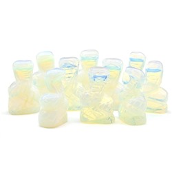 Змея из лунного камня 23*14*37мм.