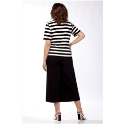 Michel chic 1336 белый-черный, Брюки,  Майка