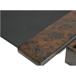 Настольный набор из обсидиана "Консул 2" 1140*760*230мм.