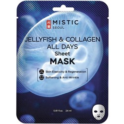 MISTIC JELLYFISH COLLAGEN Маска тканевая с коллагеном медузы 24мл