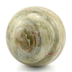 Шар из камня оникса 8 (диаметр 200мм).