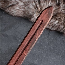 Сувенирное деревянное оружие "Меч", 58 см, массив бука