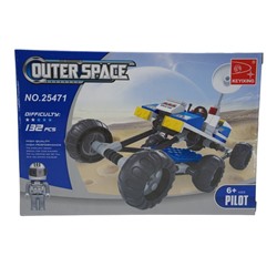 Конструктор Outer Space 132дет. Космический луноход 22*15cм/ коробка 25471