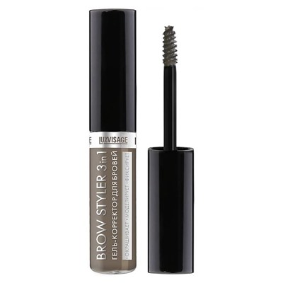 Гель-корректор д/бровей BROW STYLER 3в1  02 капучино LuxVisage