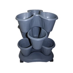 Каскад Трифолио 3-х ярус. с подд d40; h51см 6,0л гранит