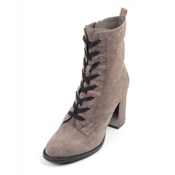 ALIMPA2-3-6 GREY Ботинки женские (натуральная замша, байка) размер 37