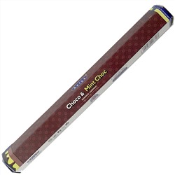 CHOKO & MINT CHOC, Satya (Благовония ЧОКО И МИНТ ЧОК, Романтика. Гармония, Сатья), шестигранник, 20 палочек.