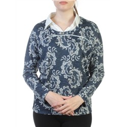 4006 Кофта женская (60% хлопок, 20% вискоза, 10% полиамид, 10% эластан) размер 42 российский