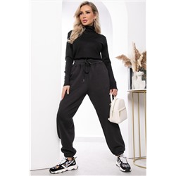 Водолазка Зимняя история (черная) Б14537-20М