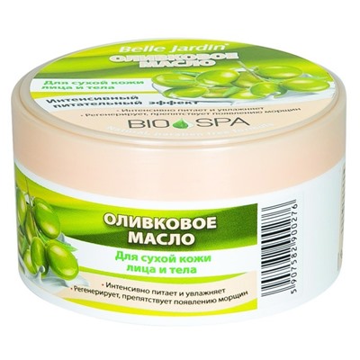BELLE JARDIN SPA Naturelle Bio Крем д/лица 200мл Оливковое масло+Д-пантенол (банка)