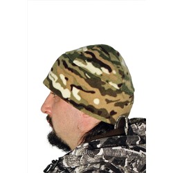 Флисовая шапка из плотного флиса 280гр/м2 мультикам