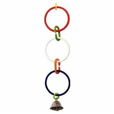 Игрушка для птиц - кольца с колокольчиком RP5031АГ