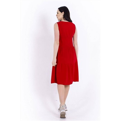 SW Moda 01-202 красный, Платье