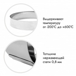 Кольцо для выпечки d=14 см, h=5 см