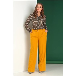Liona Style 655 рыжий, Брюки,  Блуза