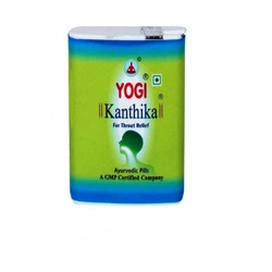 YOGI KANTHIKA, Yogi Ayurvedic (ЙОГИ КАНТИКА, Драже для лечения горла), 140 шт.