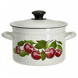 Кастрюля цилиндрическая бортовая 3 л 41704-122/6-У4 белая