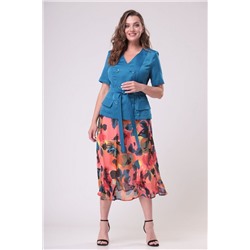 ANASTASIA MAK 727 синий, Юбка,  Жакет