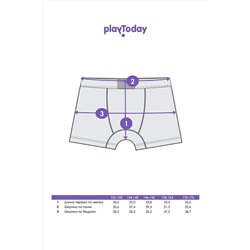 Трусы, 3 шт. PLAYTODAY #1023309