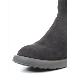 M11 BLACK Ботинки демисезонные женские (велюр, байка) размер 36