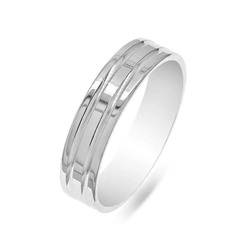 Кольцо из серебра без вставки, А-6008