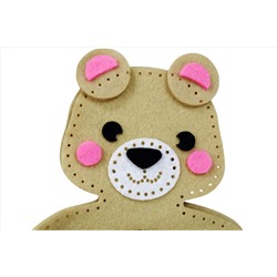 Мягкая игрушка из фетра «Медвежонок» своими руками