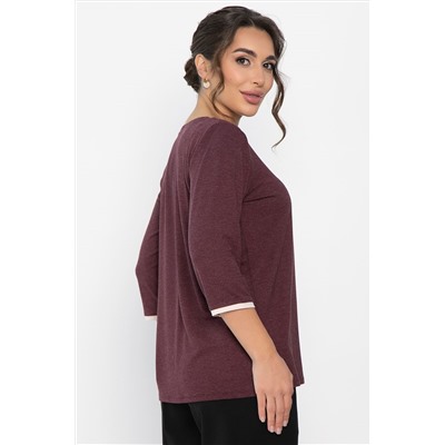 Блуза трикотажная Вишенка (ягодная) Б14258-18М