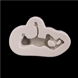 Силиконовый молд "Малыш лежит" 7*4 см