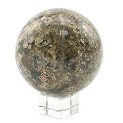 Шар из камня агат (цветочный), 70мм