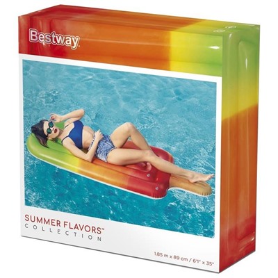 Матрац д/плавания Bestway Фруктовый лед 185*89см / коробка 43161/4015206 АКЦИЯ! СКИДКА 15%