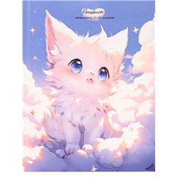 Дневник 1-11кл. 40л. (твердый)  ОБЛАЧНЫЙ КОТИК  Проф-Пресс, глянцевый Д40-3004