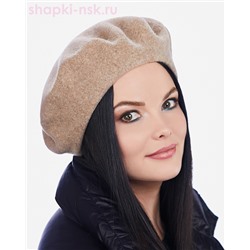 Берет Меланж фетр без отделки 11 Берет женский (56-58)