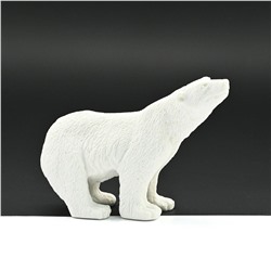Фигурка из мрамолита "Медведь белый 1" 100*38*75 мм