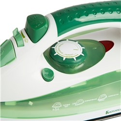 Утюг электрический 2000 Вт ВАСИЛИСА У2-2000 белый с зеленым