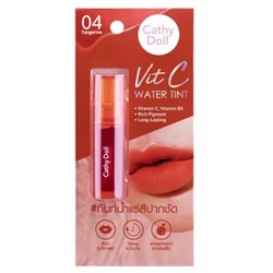 Vit C Water Tint TANGERINE 04, Cathy Doll (Тинт для губ на водной основе МАНДАРИН 04, Кэти Долл), 2,7 г.