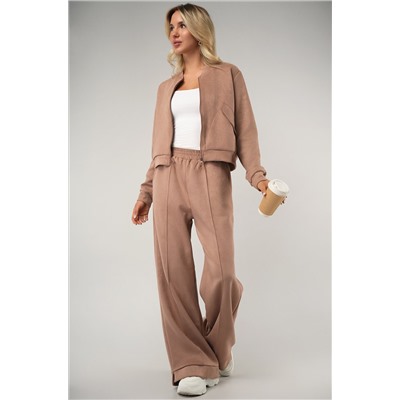 Женский брючный костюм из экозамши Happyfox