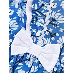 Платье UD 7656 син.цветы